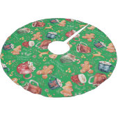 Hot Cocaca Gingerbrood Cookies Rustige kerst Kerstboom Rok (Gekanteld)