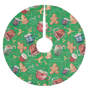 Hot Cocaca Gingerbrood Cookies Rustige kerst Kerstboom Rok