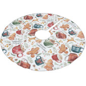 Hot Cocaca Gingerbrood Cookies Rustige kerst Kerstboom Rok (Gekanteld)