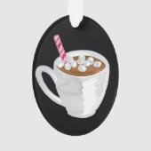 Hot Cocaca Mok - Gepersonaliseerd versienummer Ornament (achterkant)