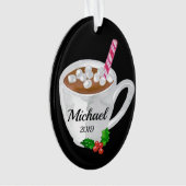 Hot Cocaca Mok - Gepersonaliseerd versienummer Ornament (voorkant)