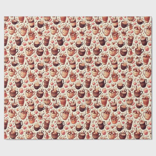 Hot Coco  Cadeaupapier (Vlak)