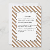 Hot Coco & Cookies Cookie Swap/Exchange-uitnodigin Kaart (Achterkant)