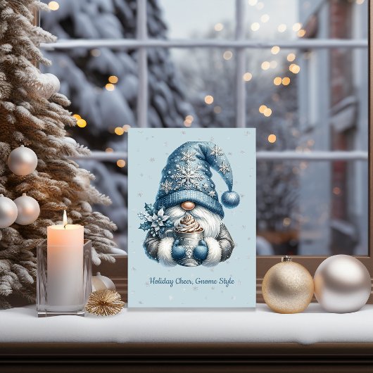 Hot Coco Gnome Feestdagen Kaart