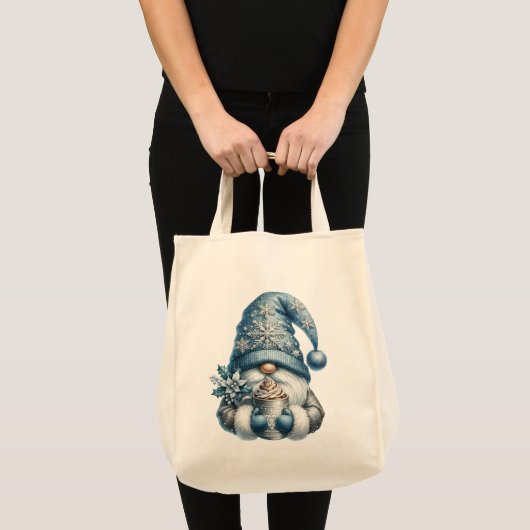 Hot Coco Gnome Tote Bag (Voorkant (product))
