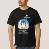 Hot Cocoa And Fuzzy Socks | Cute baby penguin T-shirt (Voorkant)