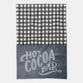 Hot Cocoa Bar Chalkboard Keuken Handdoek (Verticaal)