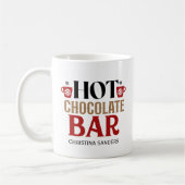 Hot Cocoa Bar Funny Christmas Koffiemok (Links)