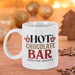 Hot Cocoa Bar Funny Christmas Koffiemok