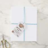 Hot Cocoa Bomb Shower Favoriet Cadeaulabel (Met Touw)