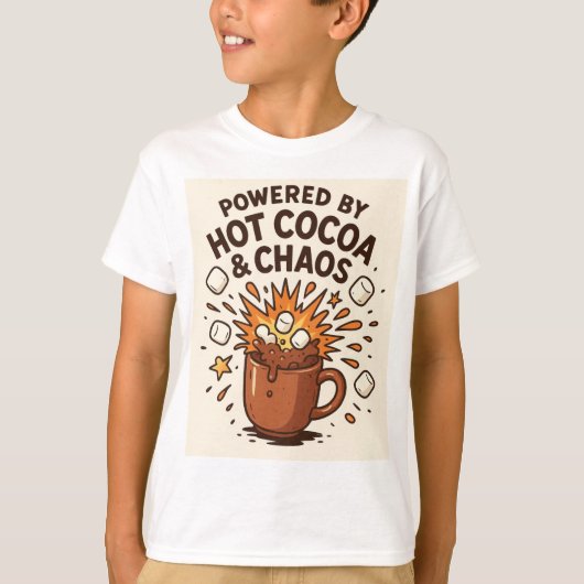 Hot Cocoa Chaos Blast T-shirt (Voorkant)