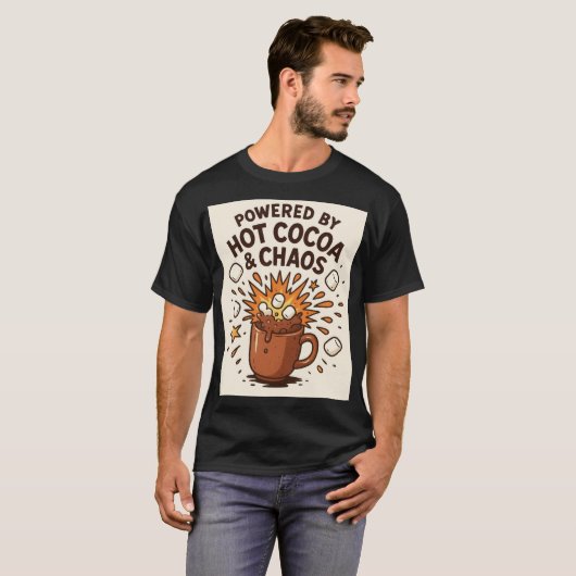 Hot Cocoa Chaos Blast T-shirt (Voorkant volledig)