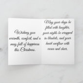 Hot Cocoa Christmas Card – Cozy Holiday Greeting w Kaart (Binnen)