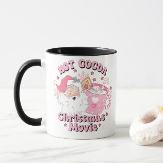 "Hot Cocoa Christmas Movies"  Kerstman Mok