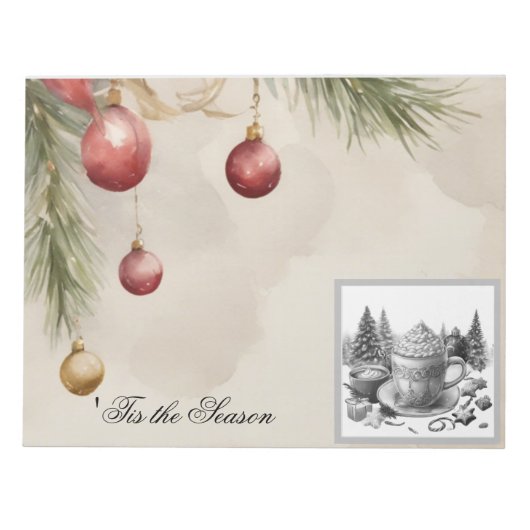 Hot Cocoa Christmas Notitieblok - Gezellige notiti (Voorkant)