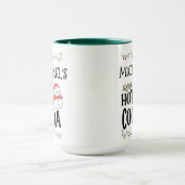 Hot Cocoa Christmas Snowman voor kinderen & aangep Mok (Midden)