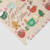 Hot Cocoa Christmas Vibes Tissuepapier (Detail)