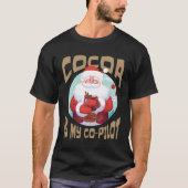 Hot Cocoa Co Pilot Santa Chocolate T-shirt (Voorkant)