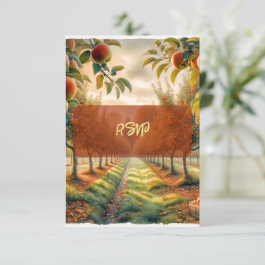 Hot Cocoa & Conversation RSVP Response Kaart (Staand voorkant)