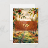 Hot Cocoa & Conversation RSVP Response Kaart (Voorkant / Achterkant)