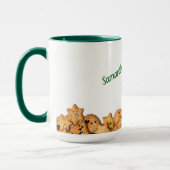 Hot Cocoa & Cookies gepersonaliseerde mok (Links)