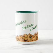 Hot Cocoa & Cookies gepersonaliseerde mok (Midden)