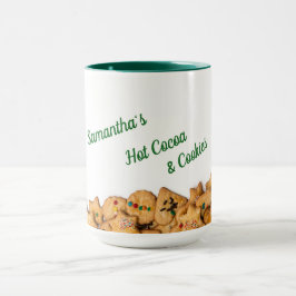 Hot Cocoa & Cookies gepersonaliseerde mok