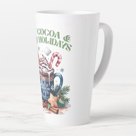 Hot Cocoa & Cozy Holidays Latte Mok (Rechterhoek)