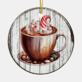 Hot Cocoa Delight - Kerstversiering Keramisch Ornament (Voorkant)