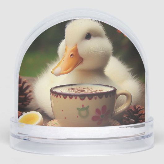 HOT COCOA DUCK SNOW GLOBE SNEEUWBOL (Voorkant)