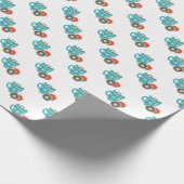 Hot Cocoa en kerstkoekjes ontwerp Cadeaupapier (Hoek)