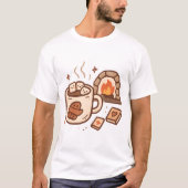 Hot Cocoa & Fireplace T-shirt (Voorkant)