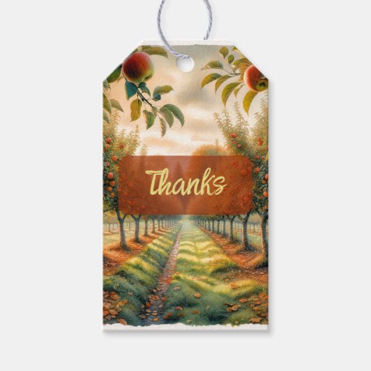 Hot Cocoa & Gesprek Dank u Cadeaulabel (Voorkant)