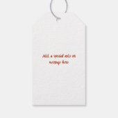 Hot Cocoa & Gesprek Dank u Cadeaulabel (Achterkant)