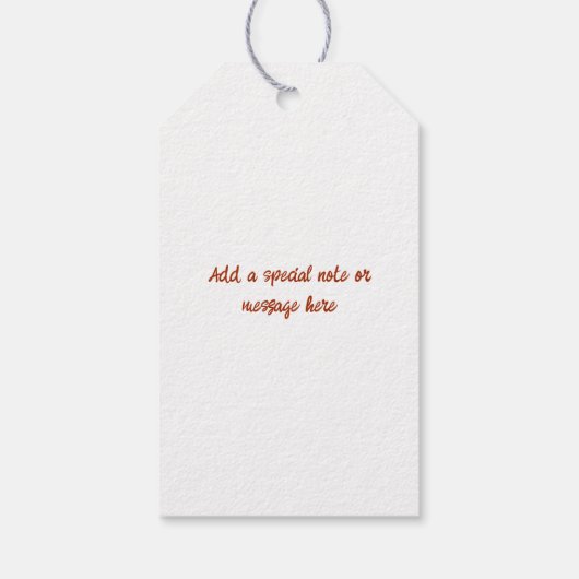 Hot Cocoa & Gesprek Dank u Cadeaulabel (Achterkant)