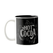 Hot Cocoa Hand Lettering Krijtbord