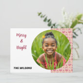 Hot Cocoa Holiday Party Watercolor Art Feestdagenkaart (Staand voorkant)