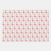 Hot Cocoa Holiday Party Watercolor Art Inpakpapier Vel (Voorkant)