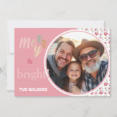 Hot Cocoa Holiday Party Waterverf Kunst Feestdagenkaart (Voorkant)