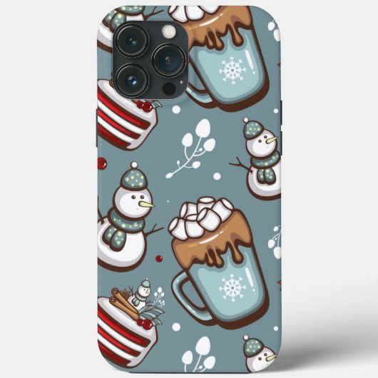 Hot Cocoa Kerstmis | Cocoa iPhone Case Mate (Achterkant)