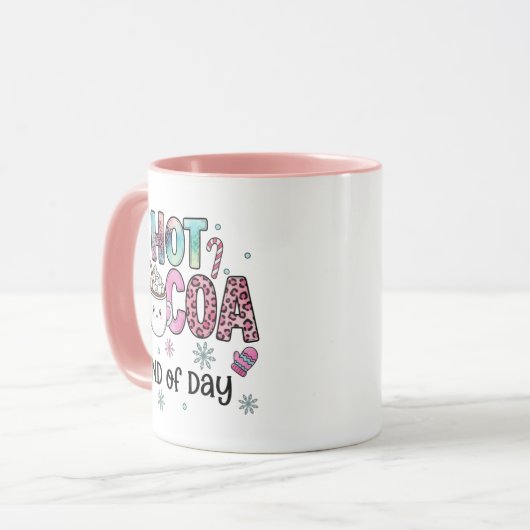 Hot Cocoa Kind of Day Mok (Voorkant links)