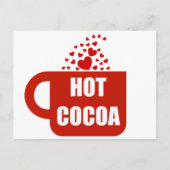 Hot Cocoa Mok Liefde Briefkaart (Voorkant)
