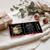 Hot Cocoa Movie Night Birthday Party Ticket Kaart