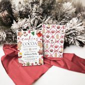 Hot Cocoa Party Invitation - Cookies and Cocoa Kaart