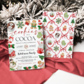 Hot Cocoa Party Invitation - Cookies and Cocoa Kaart