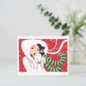 Hot Cocoa Postcard Briefkaart (Staand voorkant)