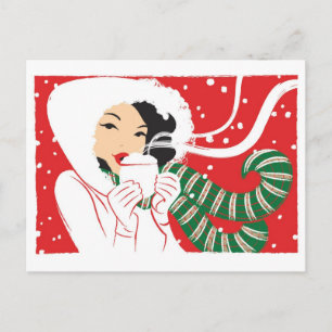 Hot Cocoa Postcard Briefkaart