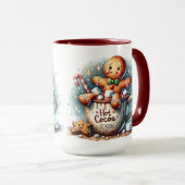Hot Cocoa Season Gingerbread Cookie Mok (Voorkant rechts)