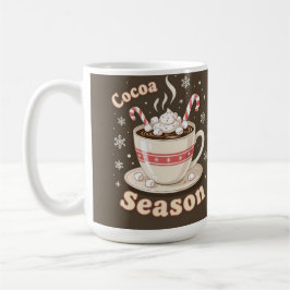 Hot cocoa season holiday merry christmas koffiemok