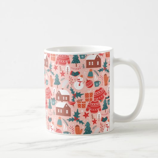 Hot Cocoa Seizoen: Kerstmis Koffiemok (Rechts)